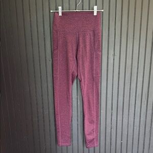 Aerie Purple Leggings High Waist Performance